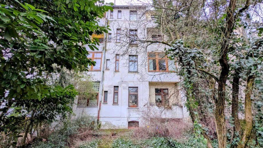 R�ckseite Mehrfamilienhaus Duisburg / Meiderich