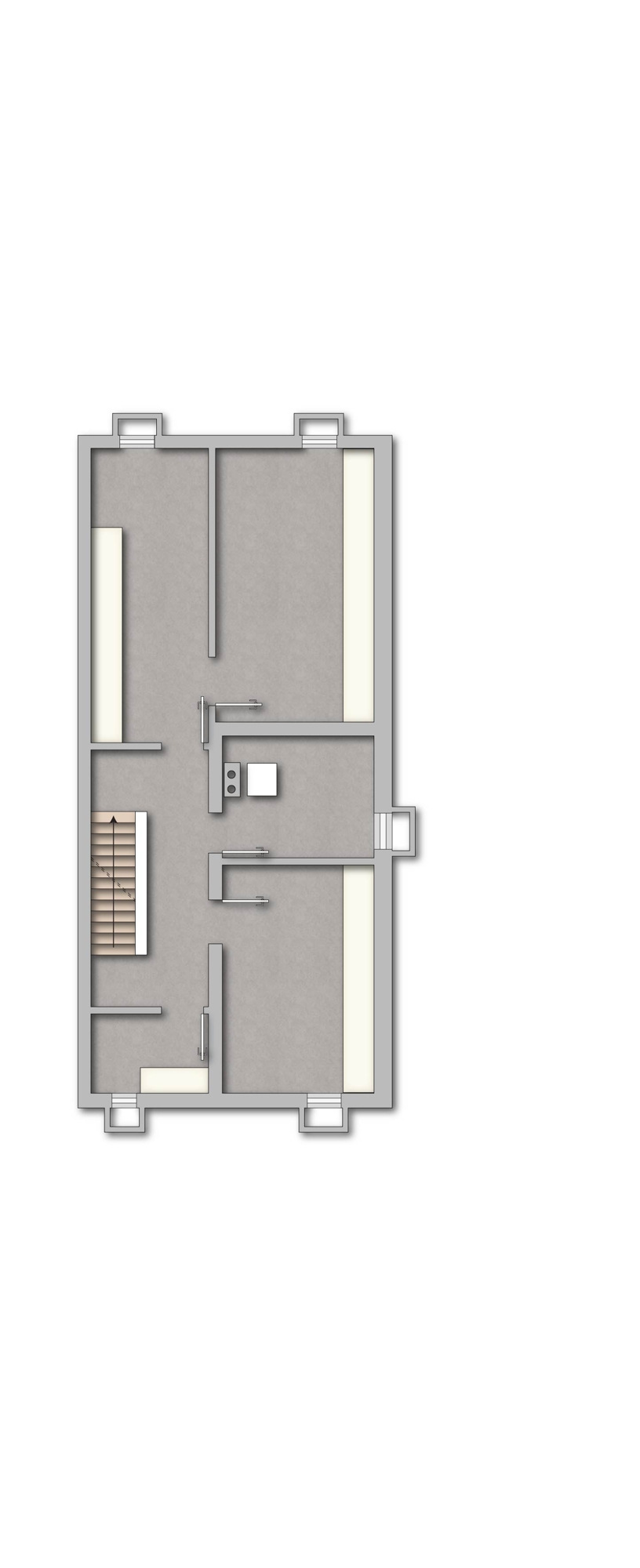 Grundriss Keller Doppelhaush�lfte Schwerte