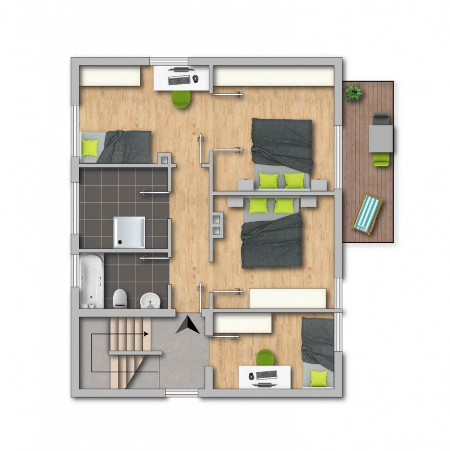 Obergeschoss Einfamilienhaus Menden