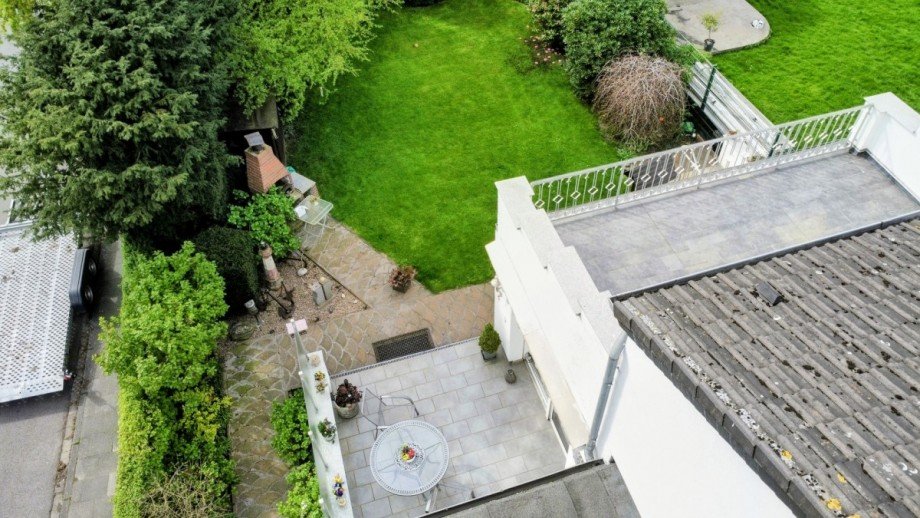 Luftaufnahme Doppelhaush�lfte Duisburg