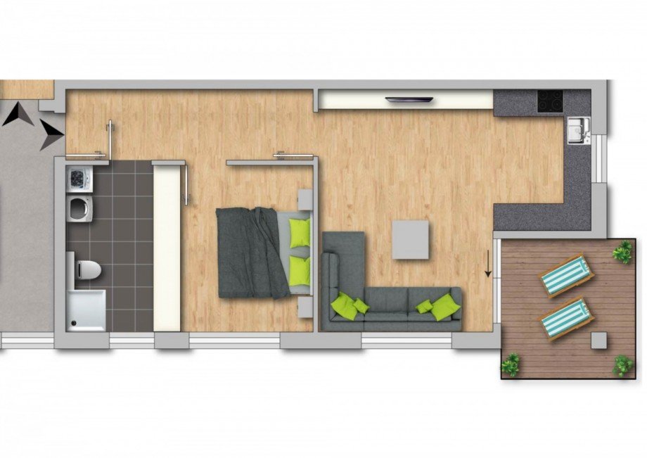 Grundriss Wohnung 6 Etagenwohnung D�sseldorf