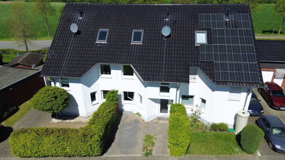 Drohnenfoto Reihenhaus Werne