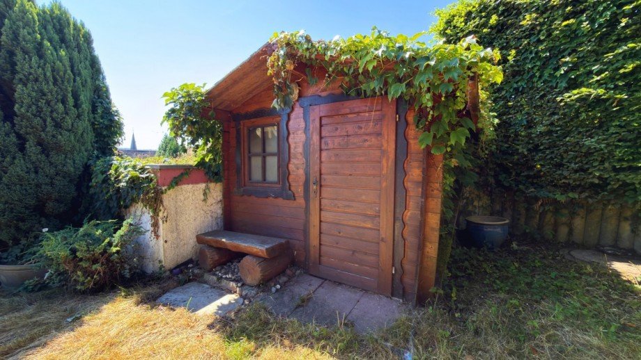 Gartenh�tte Doppelhaush�lfte Schwerte