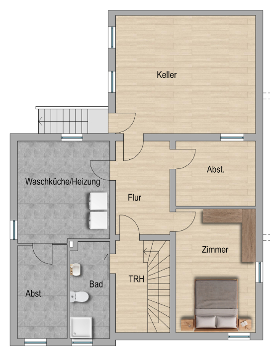 Keller Zweifamilienhaus Duisburg