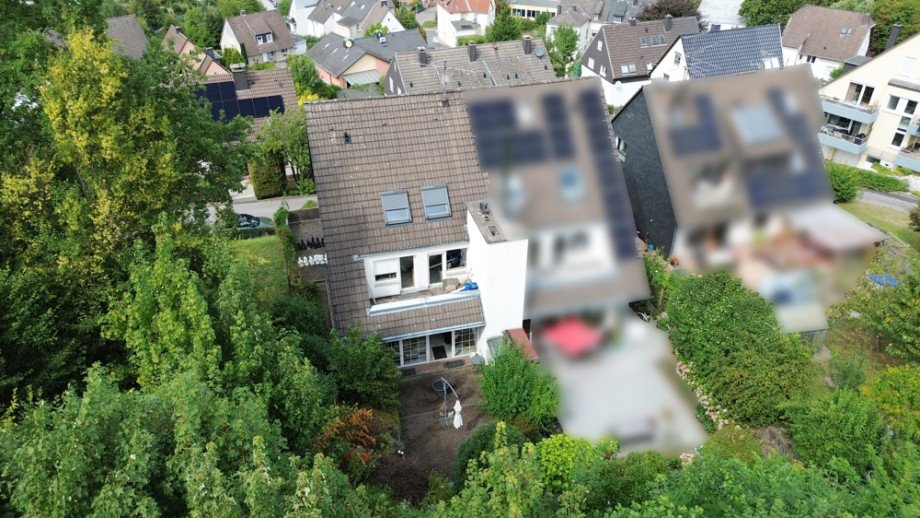 R�ckansicht Doppelhaush�lfte Hagen