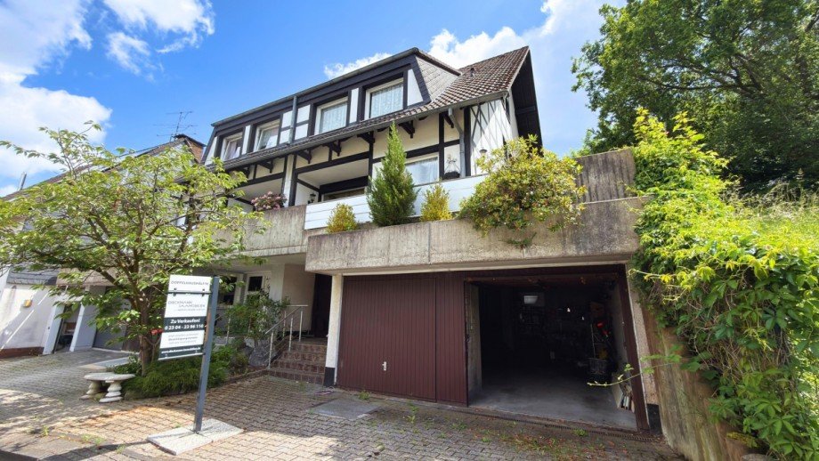 Frontalaufnahme Doppelhaush�lfte Hagen