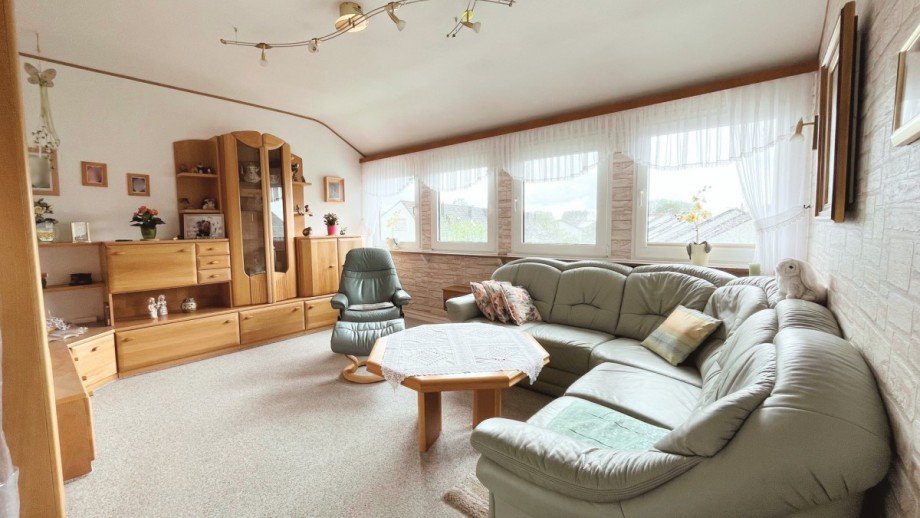 Wohnzimmer Dachgeschosswohnung Schwerte