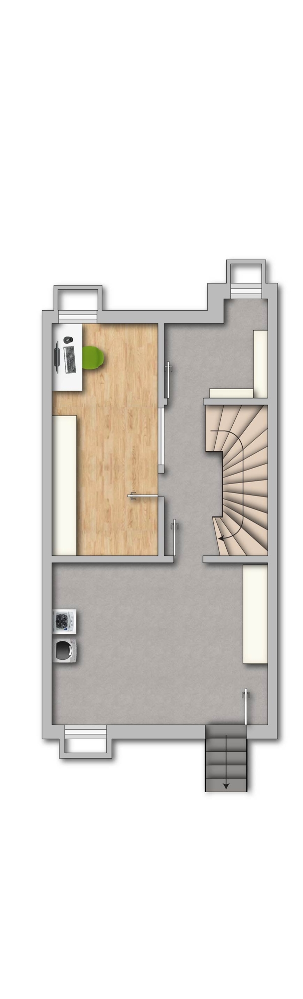 Kellergeschoss Reihenmittelhaus Menden