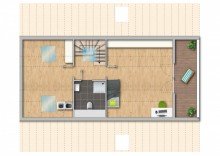 Grundriss Wohnung 8 Maisonette Neubauwohnung �ber 2 Etagen mit 2 Balkonen und Tiefgaragenstellplatz