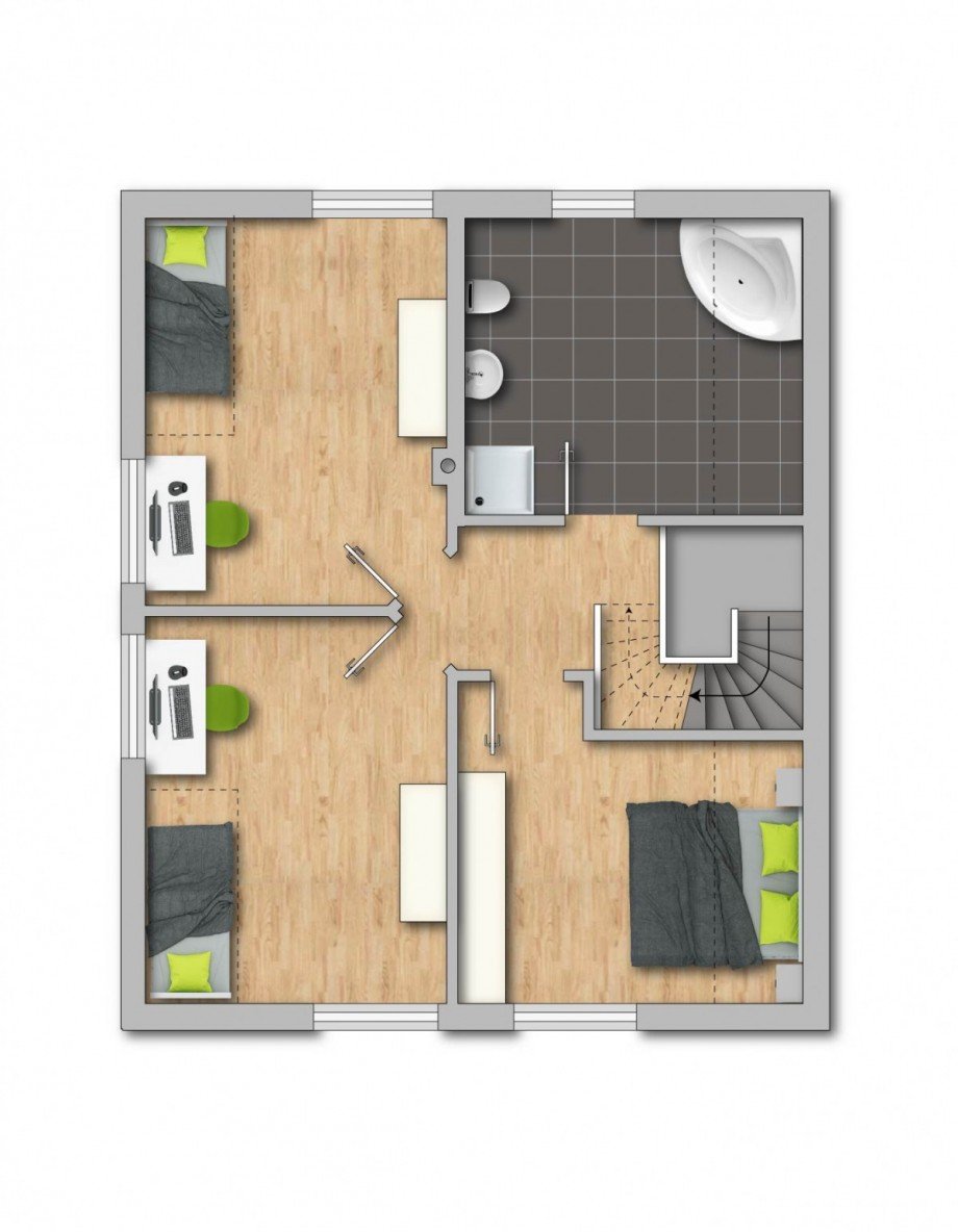 1.Obergeschoss Einfamilienhaus Menden