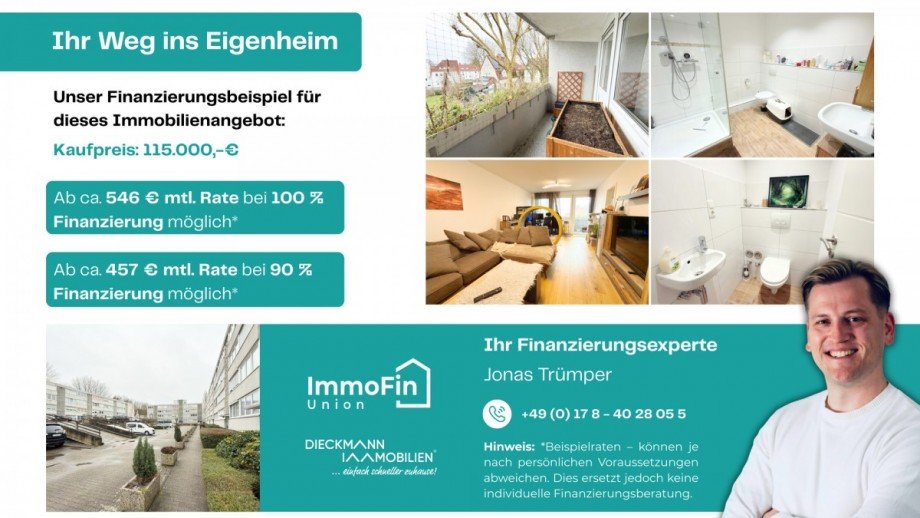 Finanzierungsbeispiel Etagenwohnung Dortmund