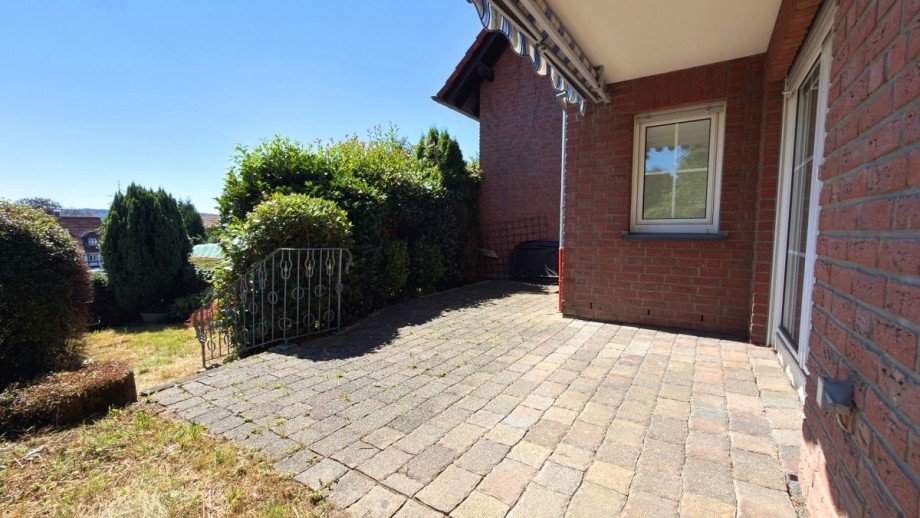 Terrasse Doppelhaush�lfte Schwerte