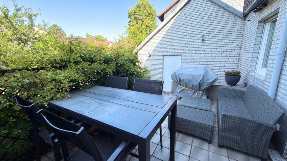 Terrasse Doppelhaush�lfte Herne