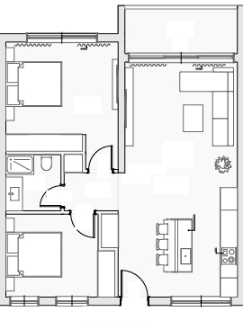 Grundriss Etagenwohnung Duisburg / Alt-Hamborn
