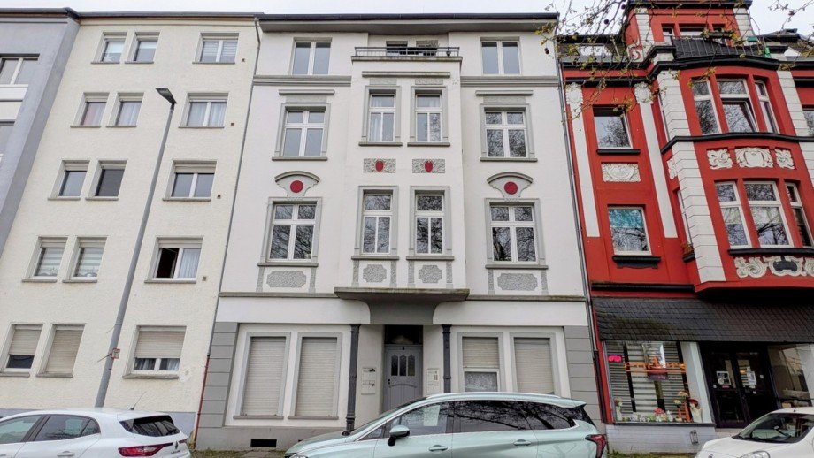 Vorderansicht Mehrfamilienhaus Duisburg