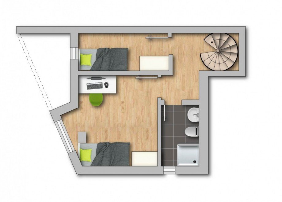 Grundriss Souterrain Erdgeschosswohnung Schwerte