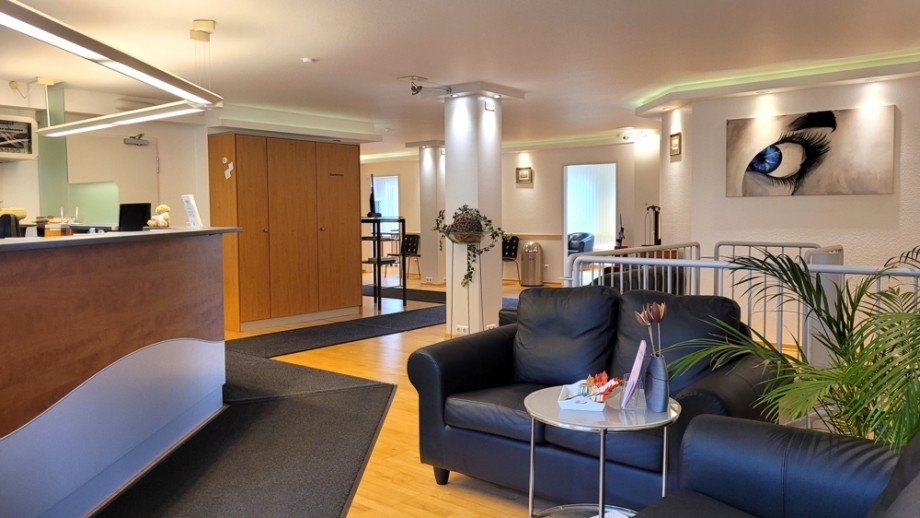 Empfangsbereich Praxis Duisburg
