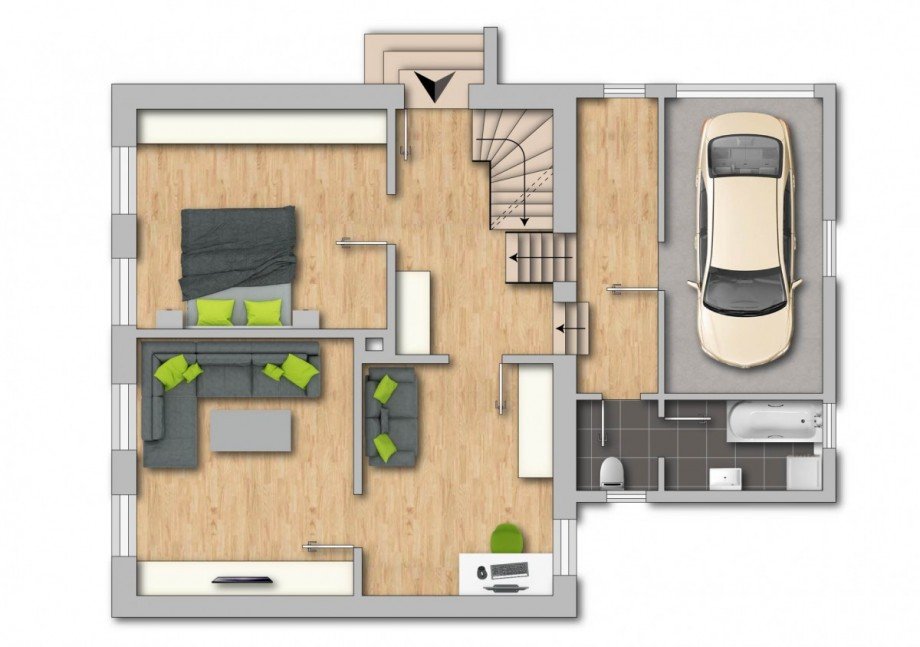 Grundriss EG Einfamilienhaus Menden