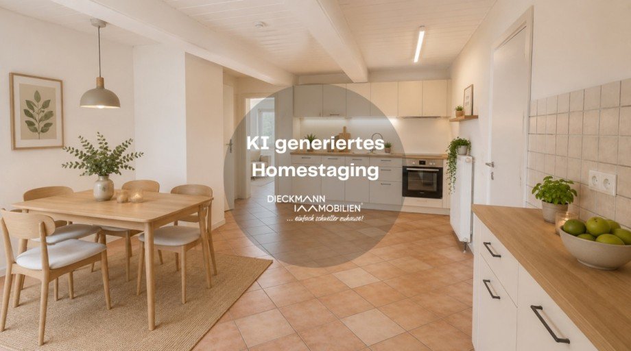 K�che KI-Staging Zweifamilienhaus Schwerte / Wandhofen