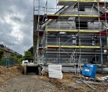 Au�enansicht Stand 09/26 Neubauprojekt  SECHS33  - Exklusive Balkonwohnung in D�sseldorf-Rath