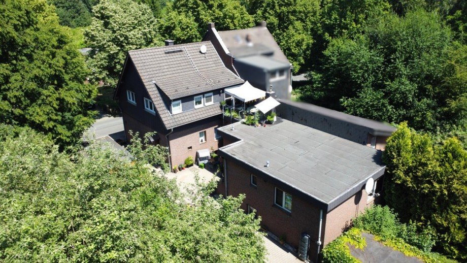 Drohnenansicht Zweifamilienhaus Duisburg / Walsum