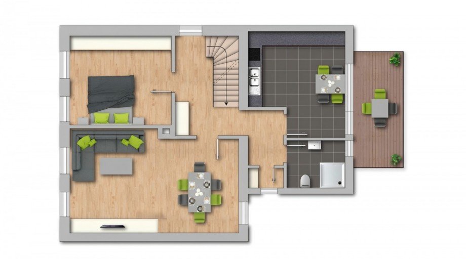 Grundriss OG Einfamilienhaus Menden