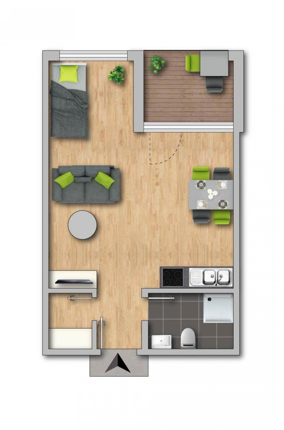Grundriss Etagenwohnung Schwerte / Wandhofen