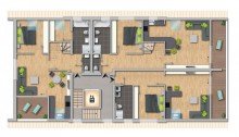 Dachgeschoss Neubauwohnung �ber 2 Etagen mit 2 Balkonen und Tiefgaragenstellplatz