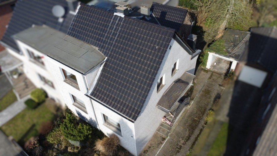 Luftaufnahme Doppelhaush�lfte Oberhausen