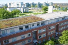 Luftaufnahme Wohnung  Innenhafen  mit Weitblick, Tiefgarage & gro�em Balkon
