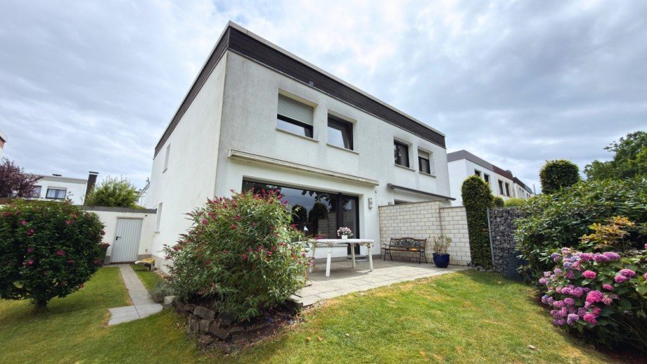 Terrasse Doppelhaush�lfte Schwerte