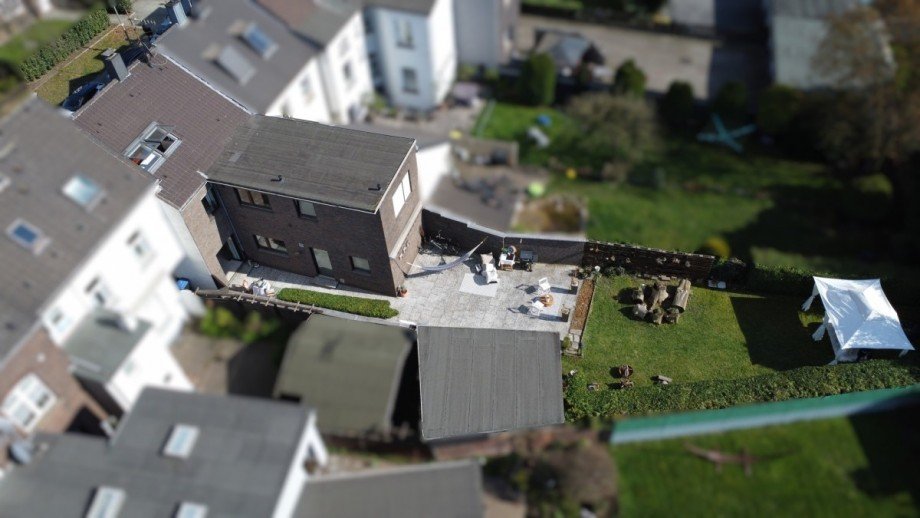 Luftaufnahme Reihenmittelhaus Duisburg