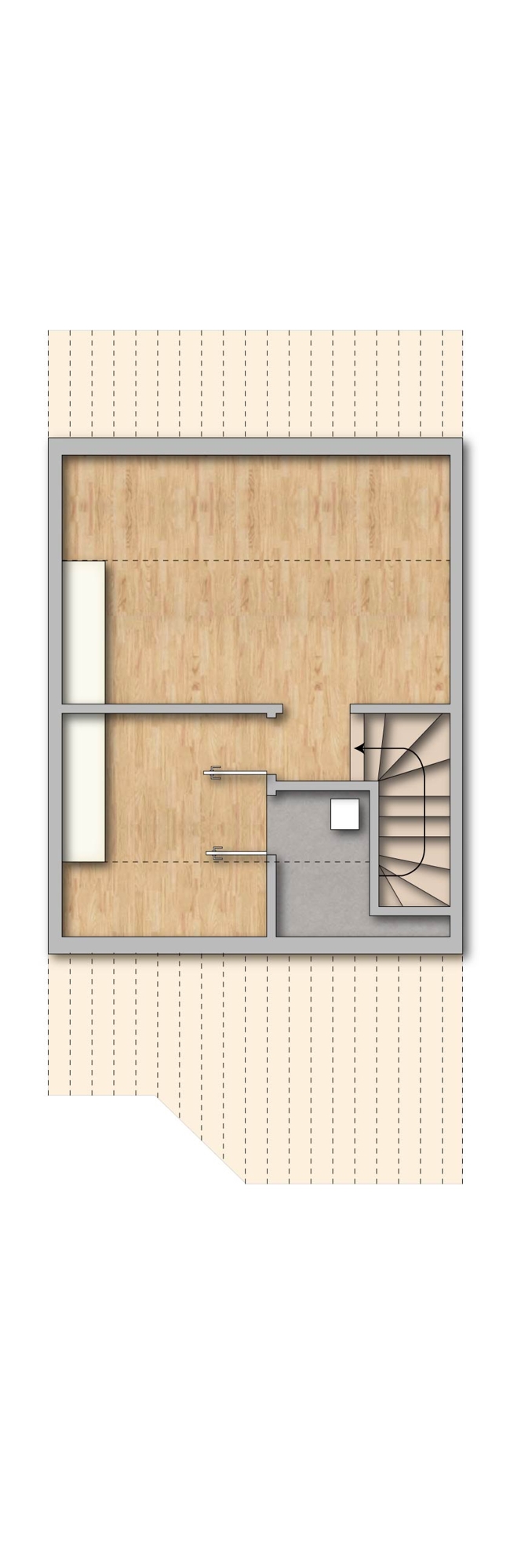 Grundriss DG Reihenhaus Werne