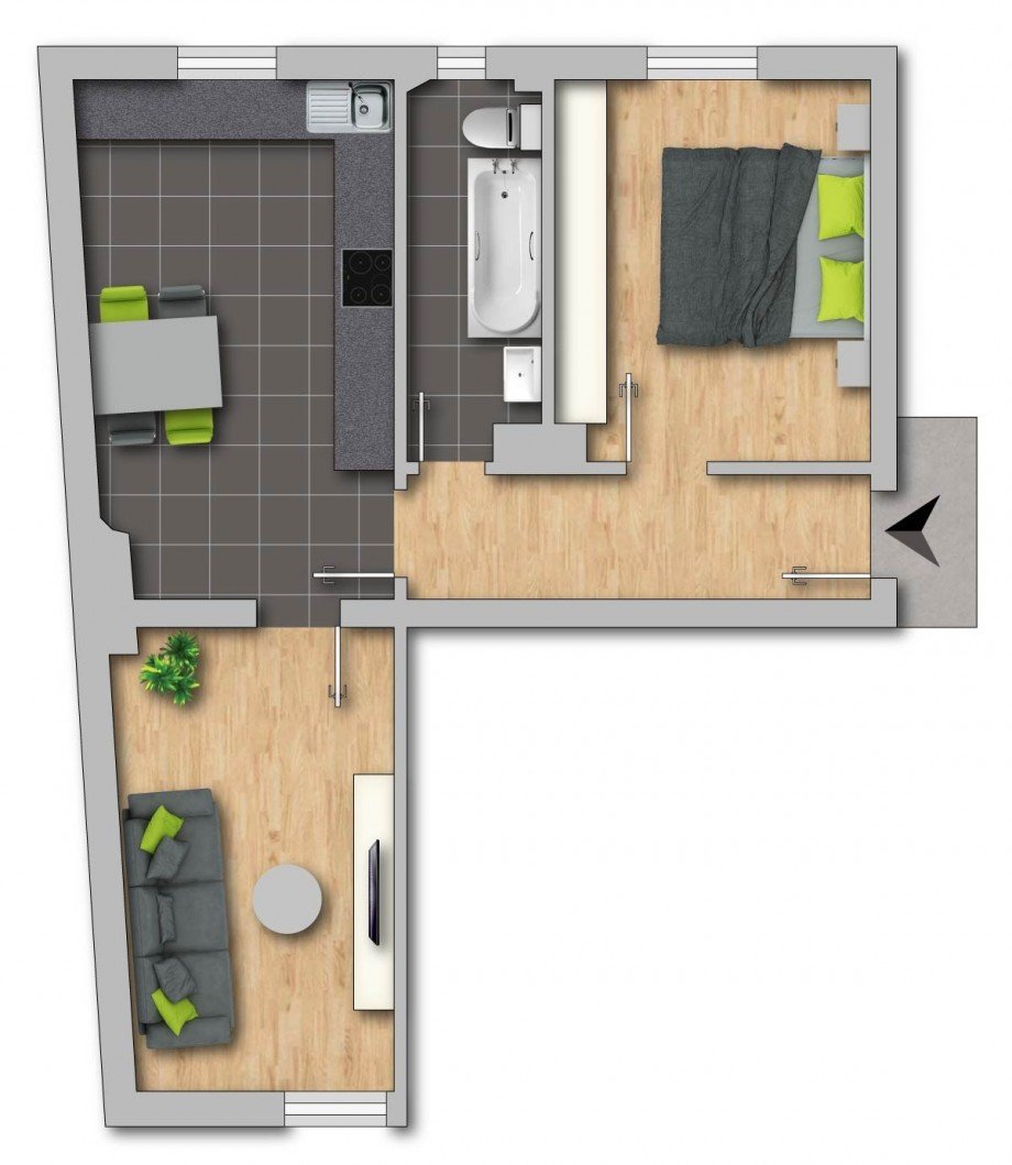 Grundriss Etagenwohnung Hagen