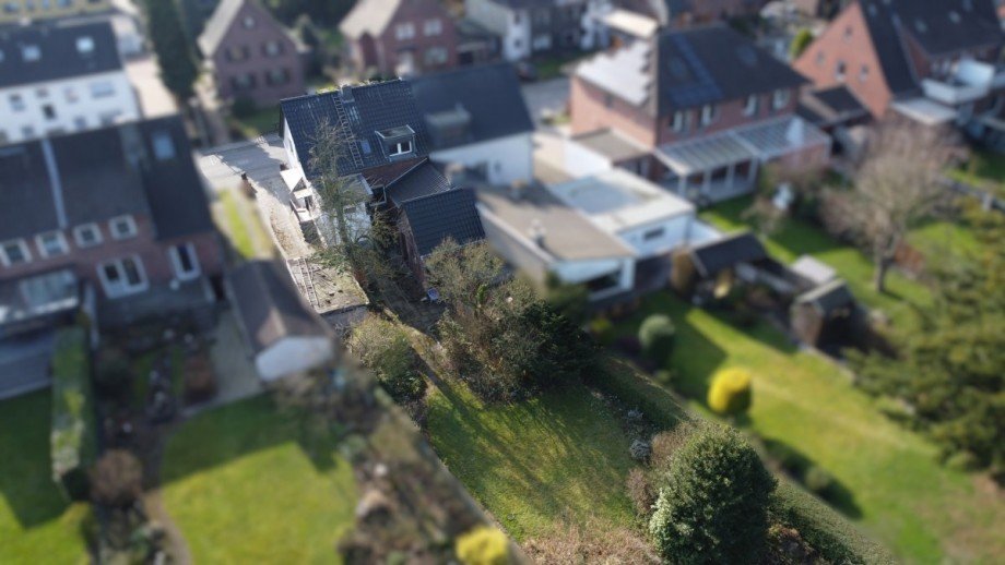 Luftaufnahme Doppelhaush�lfte Oberhausen