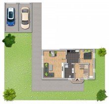 Erdgeschoss Haus  Lebensfreude  - ein Zuhause f�r Familien und Generationen