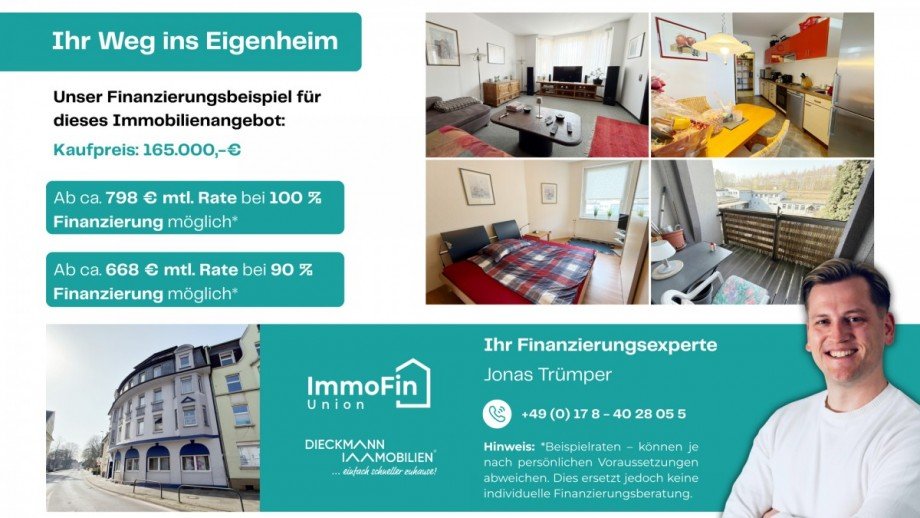 Finanzierungsbeispiel Etagenwohnung Schwerte