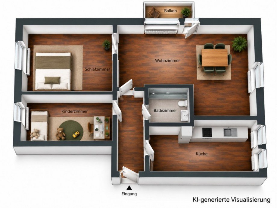 Grundriss Etagenwohnung Duisburg / Neudorf