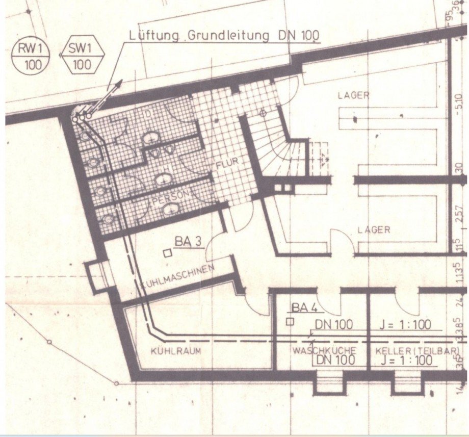 Grundriss KG Gastronomie Schwerte