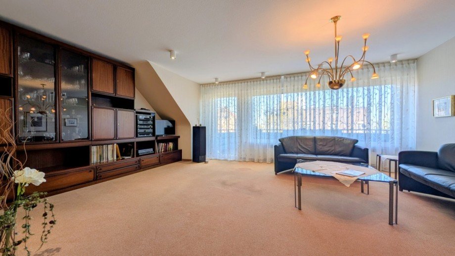 Wohnzimmer Dachgeschosswohnung Oberhausen