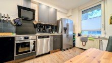 K�che  Faktorhaus 14,8  - Haus im Haus mit Garten und Stellplatz