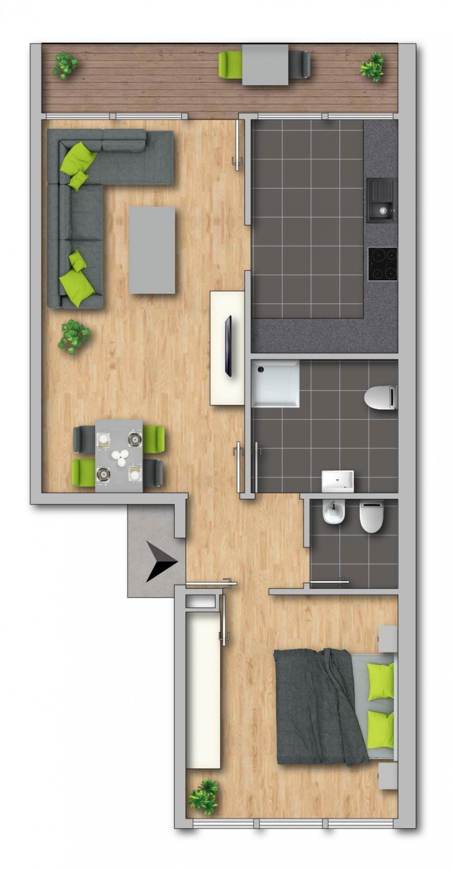Grundriss Etagenwohnung Dortmund