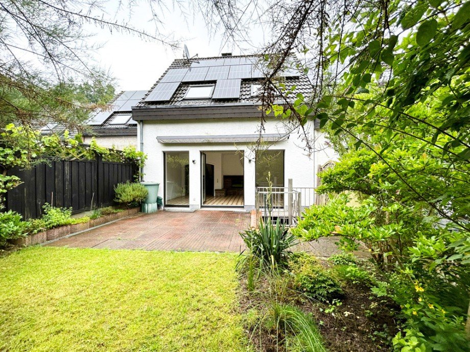 R�ckansicht Reihenmittelhaus Schwerte