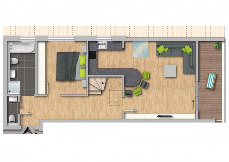 Grundriss Wohnung 8 Etagenwohnung D�sseldorf
