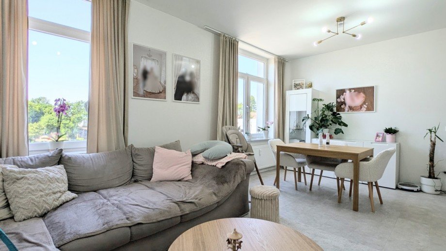 Wohnzimmer Etagenwohnung Duisburg