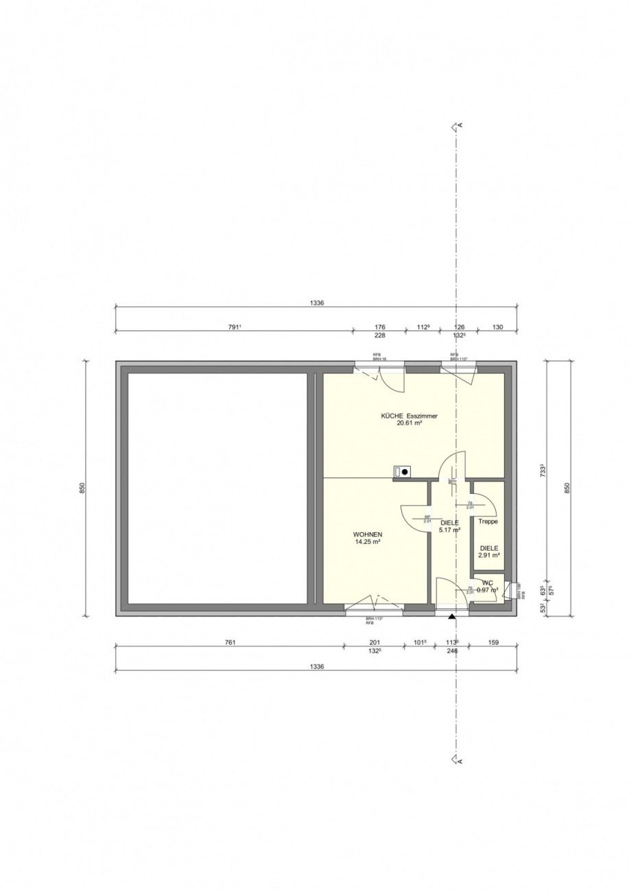 Grundriss EG Doppelhaush�lfte Herne