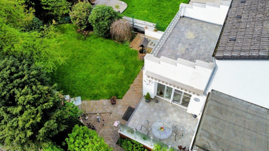 Luftaufnahme Doppelhaush�lfte Duisburg