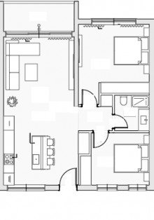 Grundriss Wohnallee Hamborn | Kernsanierte 3-Zimmer-Wohnung