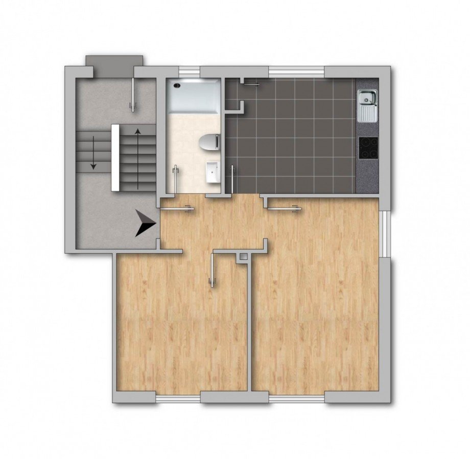 Grundriss EG Erdgeschosswohnung Schwerte