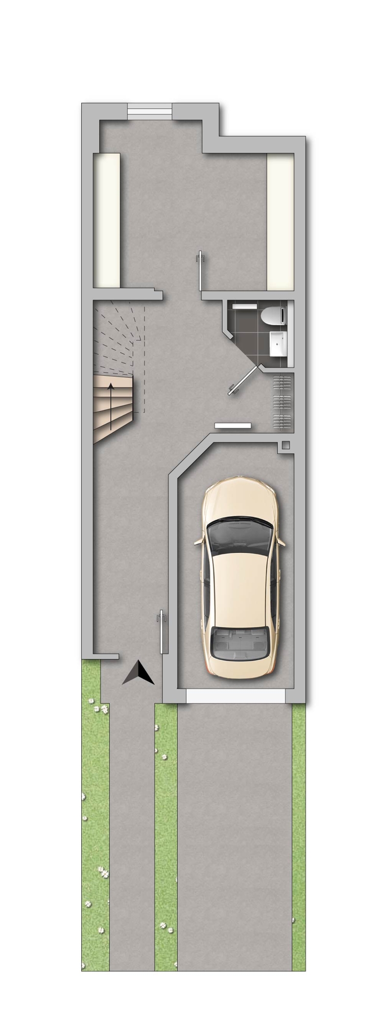 Untergeschoss Reihenmittelhaus Schwerte
